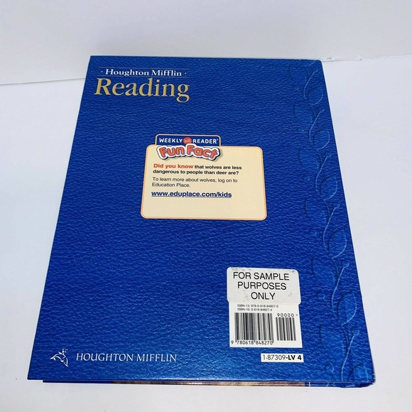 HOUGHTON MIFFLIN READING: STUDENT EDITION GRADE 4 - Hardcover Homeschool Read - Picture 3 of 8
